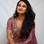 Mauve Designer Saree with Embroidered Blouse | Party Wear, Wedding & Festive Saree for Women