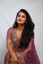 Mauve Designer Saree with Embroidered Blouse | Party Wear, Wedding & Festive Saree for Women