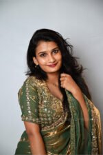 Olive Green Ready Made Designer Saree with Heavy Embroidered Blouse | Premium Wedding, Reception & Festive Party Wear Saree for Women - Image 5