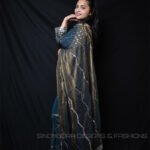 Midnight Blue Ready Made Designer Saree with Sequin Embroidered Blouse | Premium Wedding, Reception & Party Wear Saree for Women