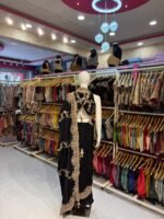 Black Designer Saree with Intricate Golden Embroidery | Party Wear & Festive Collection - Image 2